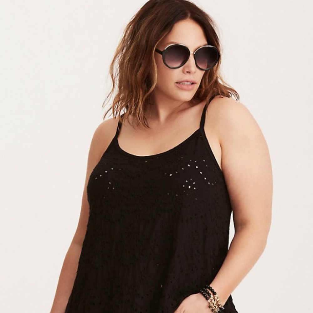 Torrid eyelet swing tank top